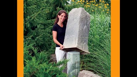 fake rocks for electrical boxes|decorative utility box covers.